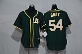 Youth Oakland Athletics #54 Sonny Gray Green New Cool Base Jersey,baseball caps,new era cap wholesale,wholesale hats