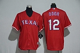Youth Texas Rangers #12 Rougned Odor Red New Cool Base Jersey,baseball caps,new era cap wholesale,wholesale hats