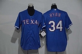 Youth Texas Rangers #34 Nolan Ryan Blue New Cool Base Jersey,baseball caps,new era cap wholesale,wholesale hats