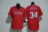 Youth Texas Rangers #34 Nolan Ryan Red New Cool Base Jersey,baseball caps,new era cap wholesale,wholesale hats