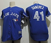 Youth Toronto Blue Jays #41 Aaron Sanchez Blue New Cool Base Jersey,baseball caps,new era cap wholesale,wholesale hats