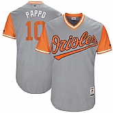 Baltimore Orioles #10 Adam Jones Pappo Gray 2017 Players Weekend Jersey,baseball caps,new era cap wholesale,wholesale hats