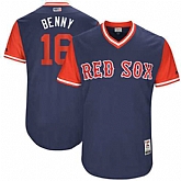 Boston Red Sox #16 Andrew Benintendi Benny Majestic Navy 2017 Players Weekend Jersey,baseball caps,new era cap wholesale,wholesale hats