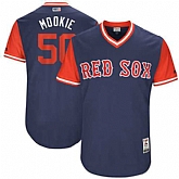 Boston Red Sox #50 Mookie Betts Mookie Majestic Navy 2017 Players Weekend Jersey,baseball caps,new era cap wholesale,wholesale hats