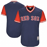 Boston Red Sox Blank Majestic Navy 2017 Players Weekend Team Jersey,baseball caps,new era cap wholesale,wholesale hats