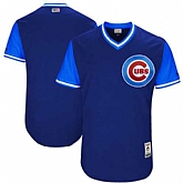 Chicago Cubs Blank Majestic Navy 2017 Players Weekend Team Jersey,baseball caps,new era cap wholesale,wholesale hats