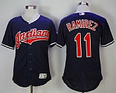 Cleveland Indians #11 Jose Ramirez Navy Flexbase Stitched Jerseys,baseball caps,new era cap wholesale,wholesale hats