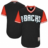 Customized Men's Arizona Diamondbacks Majestic Black 2017 Players Weekend Team Jersey,baseball caps,new era cap wholesale,wholesale hats