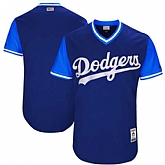 Customized Men's Los Angeles Dodgers Majestic Navy 2017 Players Weekend Team Jersey,baseball caps,new era cap wholesale,wholesale hats
