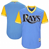 Customized Men's Tampa Bay Rays Majestic Light Blue 2017 Players Weekend Team Jersey,baseball caps,new era cap wholesale,wholesale hats