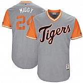 Detroit Tigers #24 Miguel Cabrera Miggy Majestic Gray 2017 Players Weekend Jersey,baseball caps,new era cap wholesale,wholesale hats