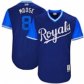 Kansas City Royals #8 Mike Moustakas Moose Majestic Royal 2017 Players Weekend Jersey,baseball caps,new era cap wholesale,wholesale hats
