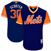 New York Mets #30 Michael Conforto Scooter Majestic Royal 2017 Players Weekend Jersey,baseball caps,new era cap wholesale,wholesale hats