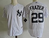 New York Yankees #29 Frazier Mitchell And Ness Throwback White New Cool Base Stitched Jerseys,baseball caps,new era cap wholesale,wholesale hats