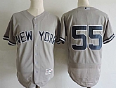 New York Yankees #55 Sonny Gray(No Name) Gray Flexbase Stitched Jerseys,baseball caps,new era cap wholesale,wholesale hats