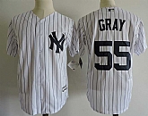 New York Yankees #55 Sonny Gray White New Cool Base Stitched Jerseys,baseball caps,new era cap wholesale,wholesale hats