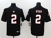 Nike Atlanta Falcons #2 Matt Ryan Black Vapor Untouchable Player Limited Jersey,baseball caps,new era cap wholesale,wholesale hats