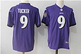 Nike Baltimore Ravens #9 Justin Tucker Purple Team Color Game Jersey,baseball caps,new era cap wholesale,wholesale hats