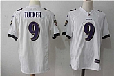 Nike Baltimore Ravens #9 Justin Tucker White Team Color Game Jersey,baseball caps,new era cap wholesale,wholesale hats