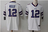Nike Buffalo Bills #12 Jim Kelly White Team Color Game Jersey,baseball caps,new era cap wholesale,wholesale hats