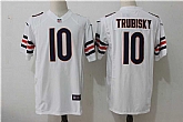 Nike Chicago Bears #10 Mitchell Trubisky White Team Color Game Jersey,baseball caps,new era cap wholesale,wholesale hats