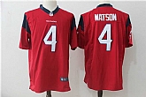 Nike Houston Texans #4 Deshaun Watson Red Team Color Game Jersey,baseball caps,new era cap wholesale,wholesale hats