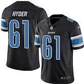 Nike Limited Detroit Lions #61 Hyder Jr. Kerry Black Color Rush Jersey Dingwo,baseball caps,new era cap wholesale,wholesale hats