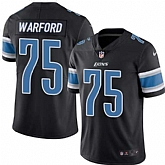 Nike Limited Detroit Lions #75 Koloamatangi Leo Black Color Rush Jersey Dingwo,baseball caps,new era cap wholesale,wholesale hats