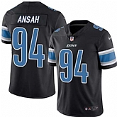 Nike Limited Detroit Lions #94 Ansah Ezekiel Black Color Rush Jersey Dingwo,baseball caps,new era cap wholesale,wholesale hats