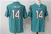 Nike Miami Dolphins #14 Jarvis Landry Green Team Color Game Jersey,baseball caps,new era cap wholesale,wholesale hats