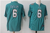 Nike Miami Dolphins #6 Cutler Green Team Color Game Jersey,baseball caps,new era cap wholesale,wholesale hats