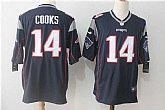 Nike New England Patriots #14 Brandin Cooks Navy Blue Team Color Game Jersey,baseball caps,new era cap wholesale,wholesale hats