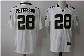 Nike New Orleans Saints #28 Adrian Peterson White Team Color Game Jersey,baseball caps,new era cap wholesale,wholesale hats