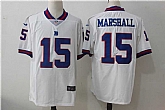 Nike New York Giants #15 Brandon Marshall White Color Rush Limited Jersey,baseball caps,new era cap wholesale,wholesale hats