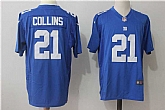 Nike New York Giants #21 Landon Collins Blue Team Color Game Jersey,baseball caps,new era cap wholesale,wholesale hats