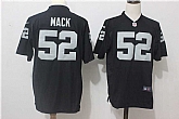 Nike Oakland Raiders #52 Khalil Mack Black Team Color Game Jersey,baseball caps,new era cap wholesale,wholesale hats