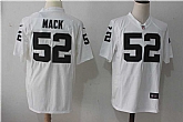Nike Oakland Raiders #52 Khalil Mack White Team Color Game Jersey,baseball caps,new era cap wholesale,wholesale hats