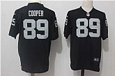 Nike Oakland Raiders #89 Amari Cooper Black Team Color Game Jersey,baseball caps,new era cap wholesale,wholesale hats