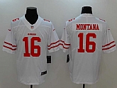 Nike San Francisco 49ers #16 Joe Montana White Vapor Untouchable Limited Jersey,baseball caps,new era cap wholesale,wholesale hats