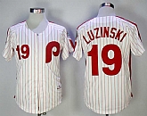 Philadelphia Phillies #19 Greg Luzinski White 1983 Mitchell & Ness Stitched Jerseys,baseball caps,new era cap wholesale,wholesale hats