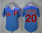Philadelphia Phillies #20 Mike Schmidt Blue 1983 Throwback Stitched Jerseys,baseball caps,new era cap wholesale,wholesale hats