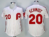 Philadelphia Phillies #20 Mike Schmidt White 1983 Mitchell & Ness Stitched Jerseys,baseball caps,new era cap wholesale,wholesale hats
