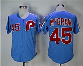Philadelphia Phillies #45 Tug McGraw Blue 1983 Throwback Stitched Jerseys,baseball caps,new era cap wholesale,wholesale hats