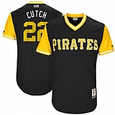 Pittsburgh Pirates #22 Andrew McCutchen Cutch Majestic Black 2017 Players Weekend Jersey,baseball caps,new era cap wholesale,wholesale hats