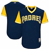 San Diego Padres Blank Majestic Navy 2017 Players Weekend Team Jersey,baseball caps,new era cap wholesale,wholesale hats