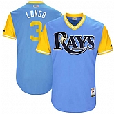 Tampa Bay Rays #3 Evan Longoria Longo Majestic Light Blue 2017 Players Weekend Jersey,baseball caps,new era cap wholesale,wholesale hats