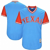 Texas Rangers Blank Majestic Light Blue 2017 Players Weekend Team Jersey,baseball caps,new era cap wholesale,wholesale hats