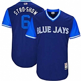 Toronto Blue Jays #6 Marcus Stroman Stro Show Majestic Royal 2017 Players Weekend Jersey,baseball caps,new era cap wholesale,wholesale hats