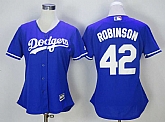 Women Los Angeles Dodgers #42 Jackie Robinson Blue New Cool Base Stitched Jerseys,baseball caps,new era cap wholesale,wholesale hats