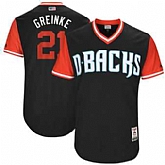 Arizona Diamondbacks #21 Zack Greinke Greinke Majestic Black 2017 Players Weekend Jersey JiaSu,baseball caps,new era cap wholesale,wholesale hats